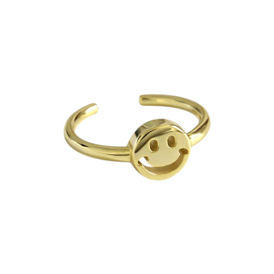 Smiley Ring - 925 Silber