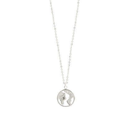 World Halskette - 925 Silber