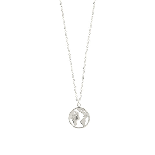World Halskette - 925 Silber