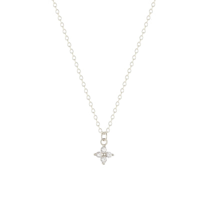 Zirkonia Stern Halskette - 925 Silber