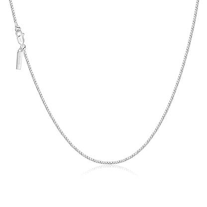 Box chain necklace 1.5mm - 925 silver