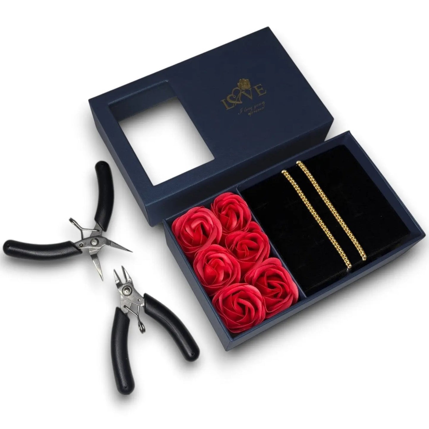 DIY Couple Permanent Armband-Set - 925 Silber