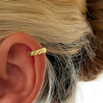 Wellen Ear Cuff - 925 Silber