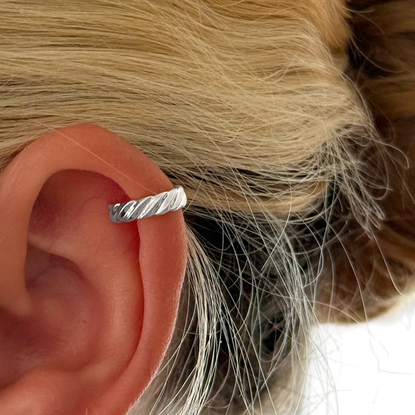 Wellen Ear Cuff - 925 Silber