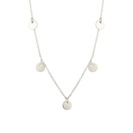 18k Silver Cross Necklace Gold