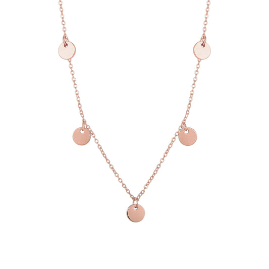 18k Silver Cross Necklace Gold