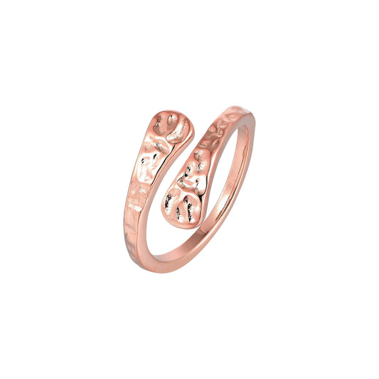 Umarmender Form Ring - 925 Silber