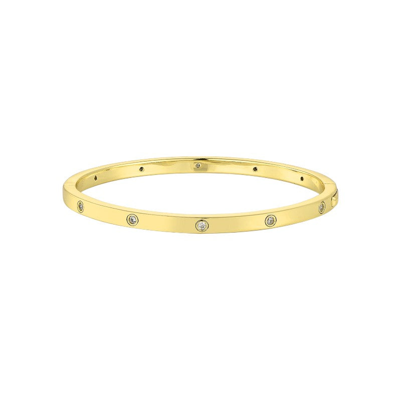 Liebes Zirkonia Armreifen - 925 Silber
