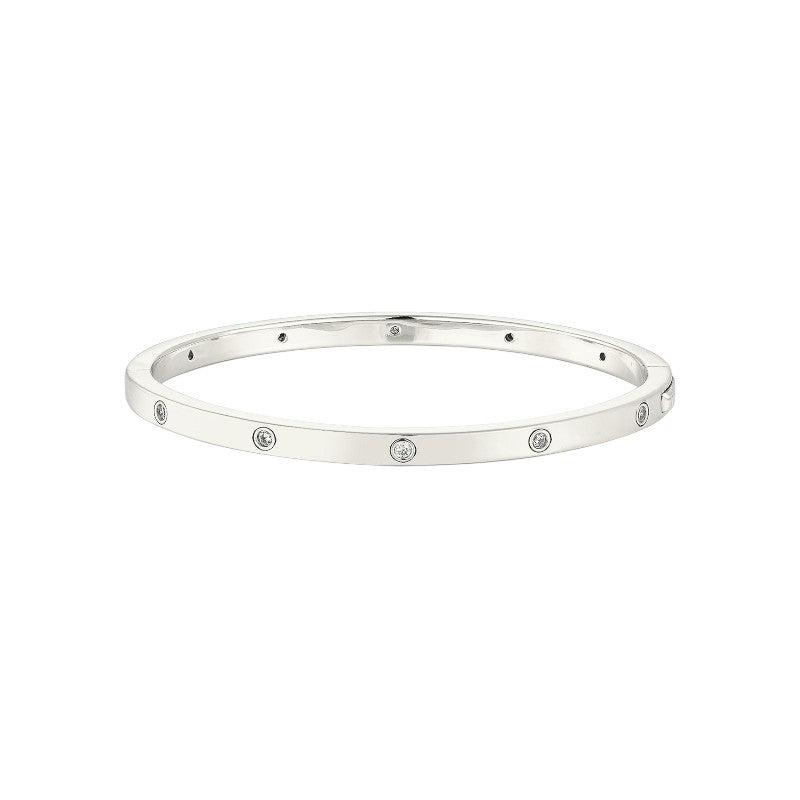 Liebes Zirkonia Armreifen - 925 Silber