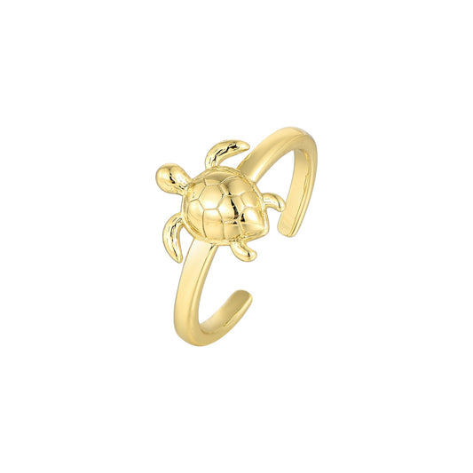Turtle Ring - 925 Silber
