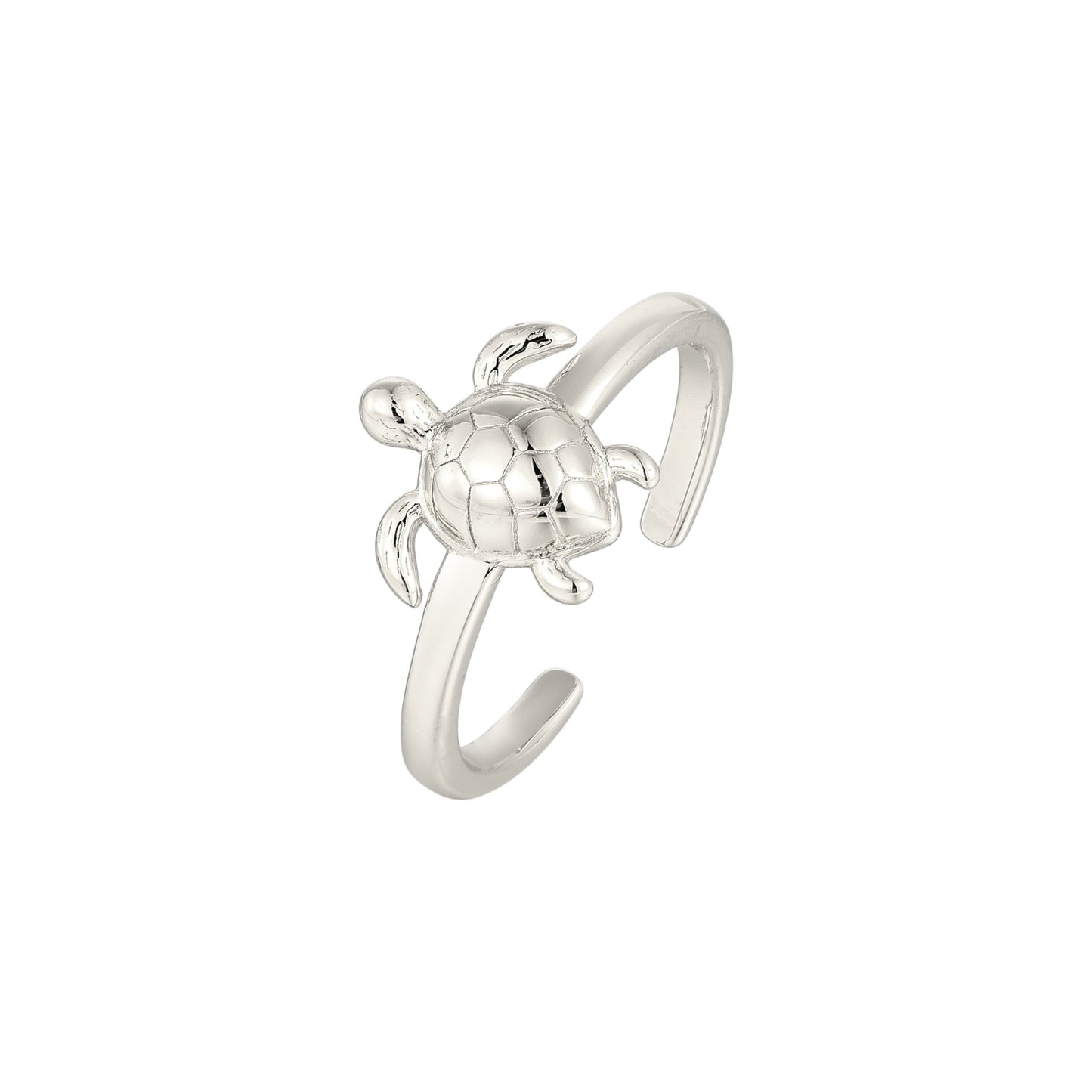 Turtle Ring - 925 Silber