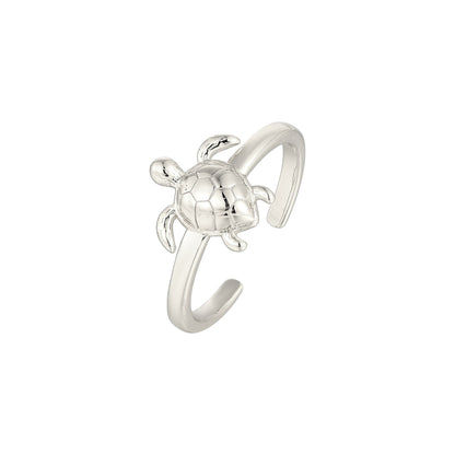Turtle Ring - 925 Silber