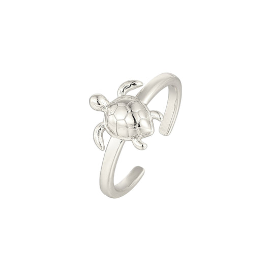 Turtle Ring - 925 Silber