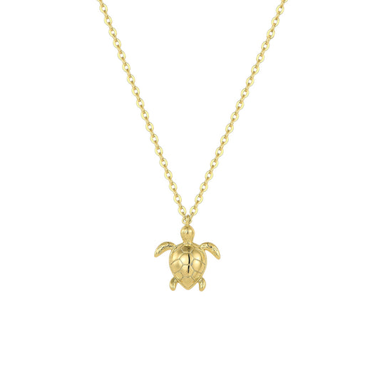 Schildkröten Halskette - 925 Silber