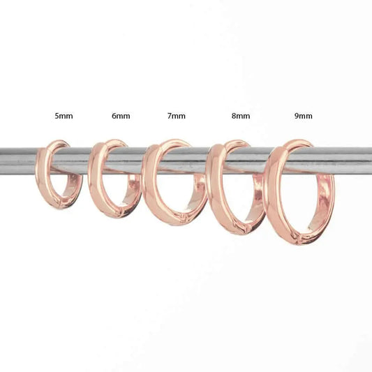 Teeny Creolen • 925 Sterling Silber • 1,3 mm DickeVielringVielringTeeny Creolen • 925 Sterling Silber • 1,3 mm Dicke